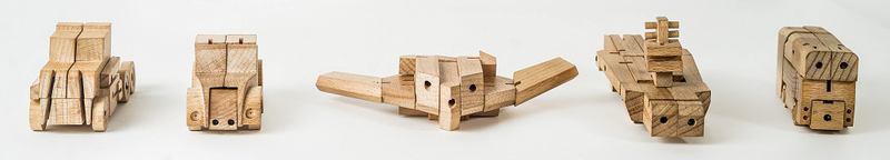 Illustration for article titled Wooden Block Transformers Are Baby’s First Optimus Prime